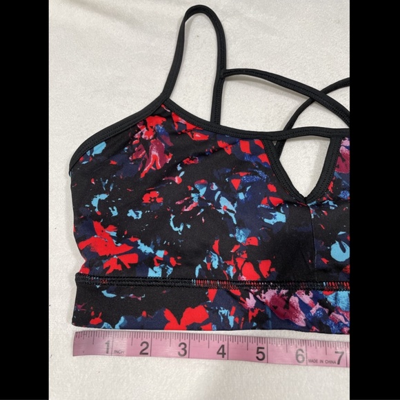 NEW Z By Zella Origami Triangle Sports Bra MED - Picture 4 of 11